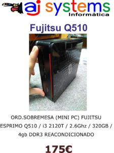 Ordenador Fujitsu Q510
